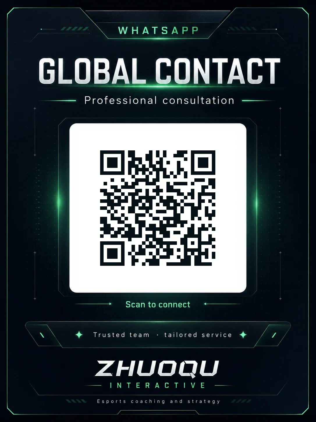 Scan to contact us on WhatsApp